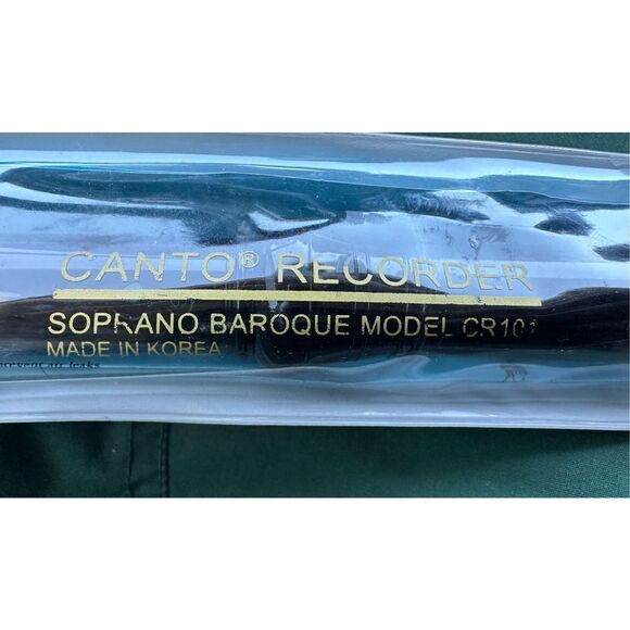 MUSIC  BAND INSTRUMENT SOPRANO BAROQUE MODEL CR 101 CANTO RECORDER - Picture 3 of 8